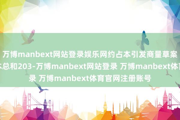 万博manbext网站登录娱乐网约占本引发商量草案公布日公司股本总和203-万博manbext网站登录 万博manbext体育官网注册账号